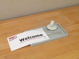 Paper insert office sign