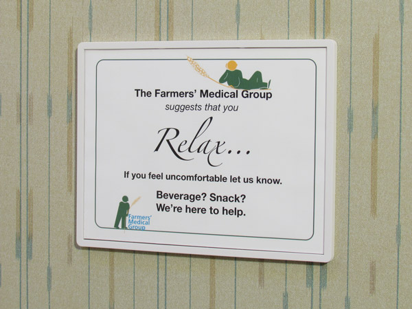 Medical office signs