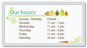 window sign with paper insert window sign with paper insert