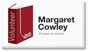 Swivel clasp name tag sign costs oversized name badges Swivel clasp name tag sign costs oversized name badges