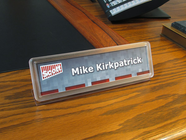 Make Your Own Desk Name Plates Changeable Desk Signs