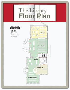 Color-coded reusable wall signs Color-coded reusable wall signs